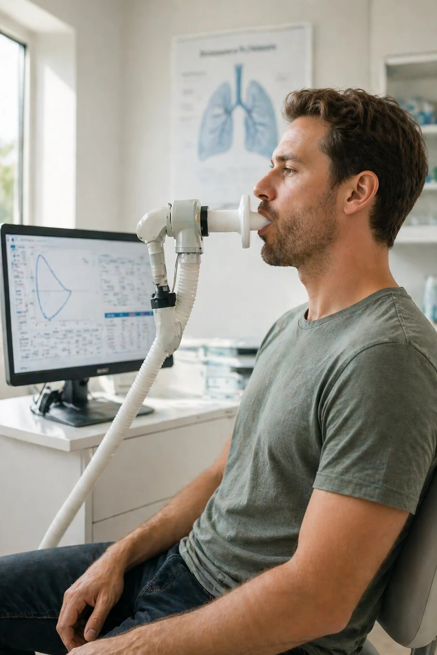 Spirometrie Lungenfunktionsmessung beim Lungenarzt Ostholstein – COPD Asthma Diagnostik